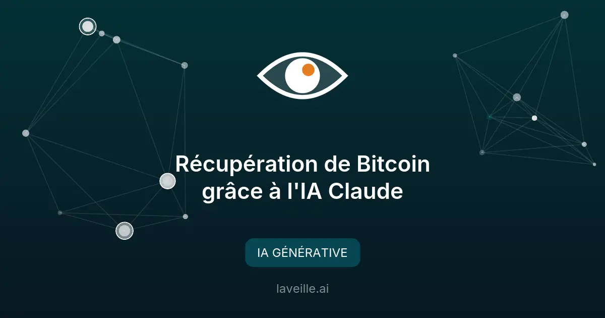 Récupération de Bitcoin grâce à l'IA Claude
