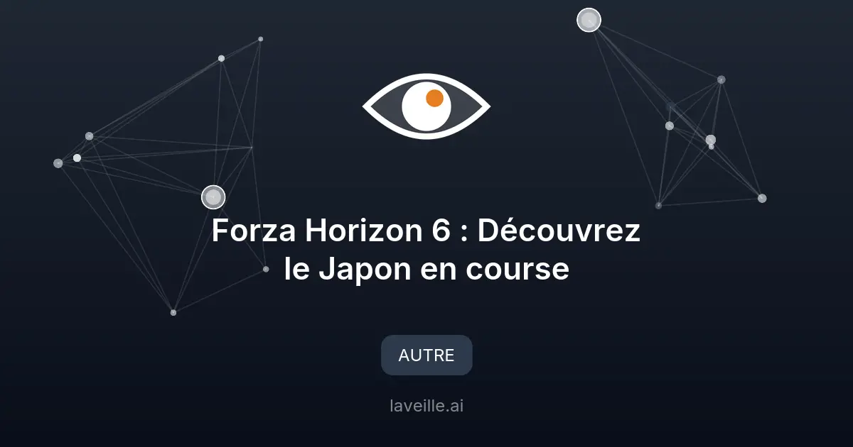 Forza Horizon 6 : Découvrez le Japon en course