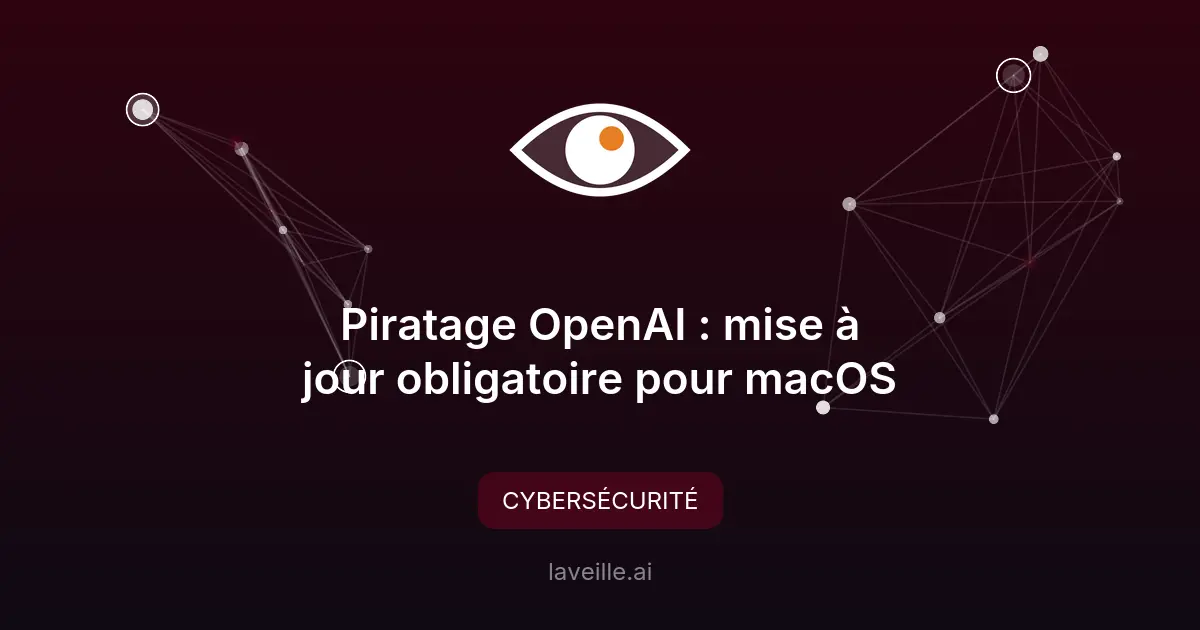 Piratage OpenAI : mise à jour obligatoire pour macOS
