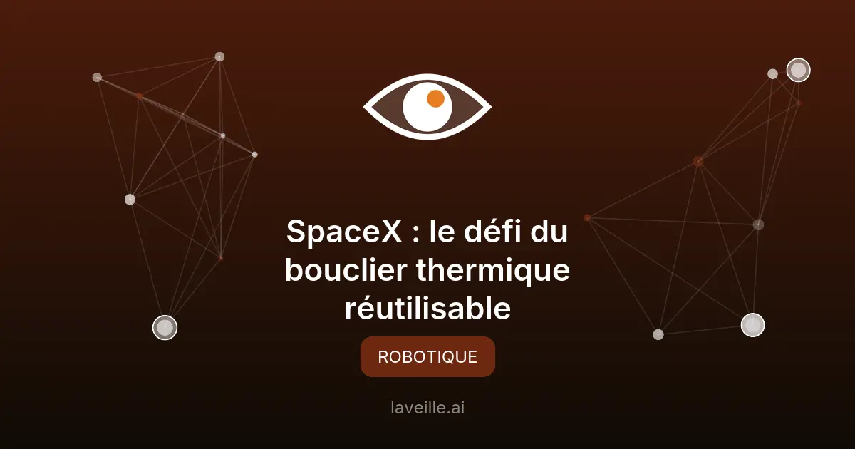 SpaceX : le défi du bouclier thermique réutilisable